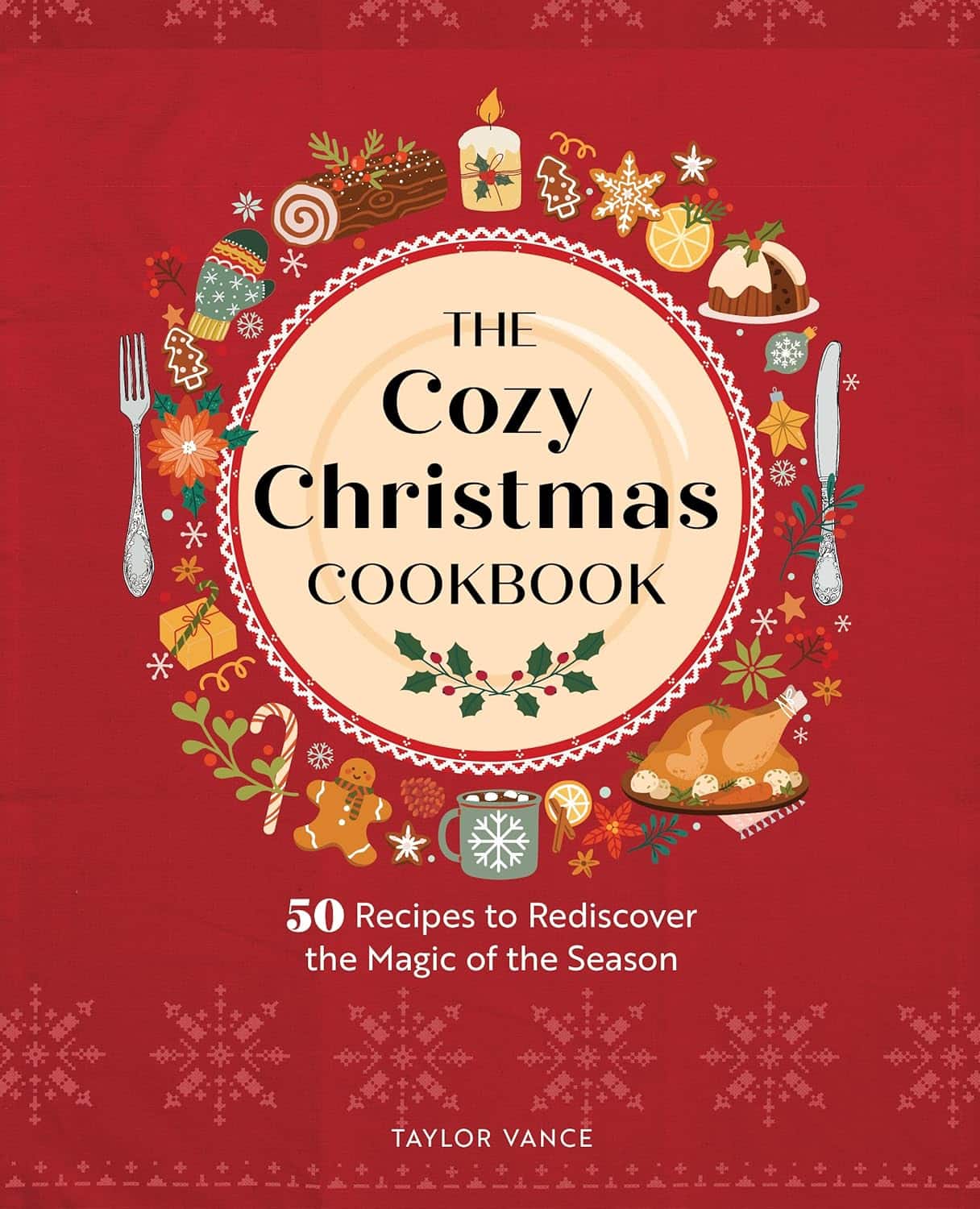 The Cozy Christmas Cookbook Cover