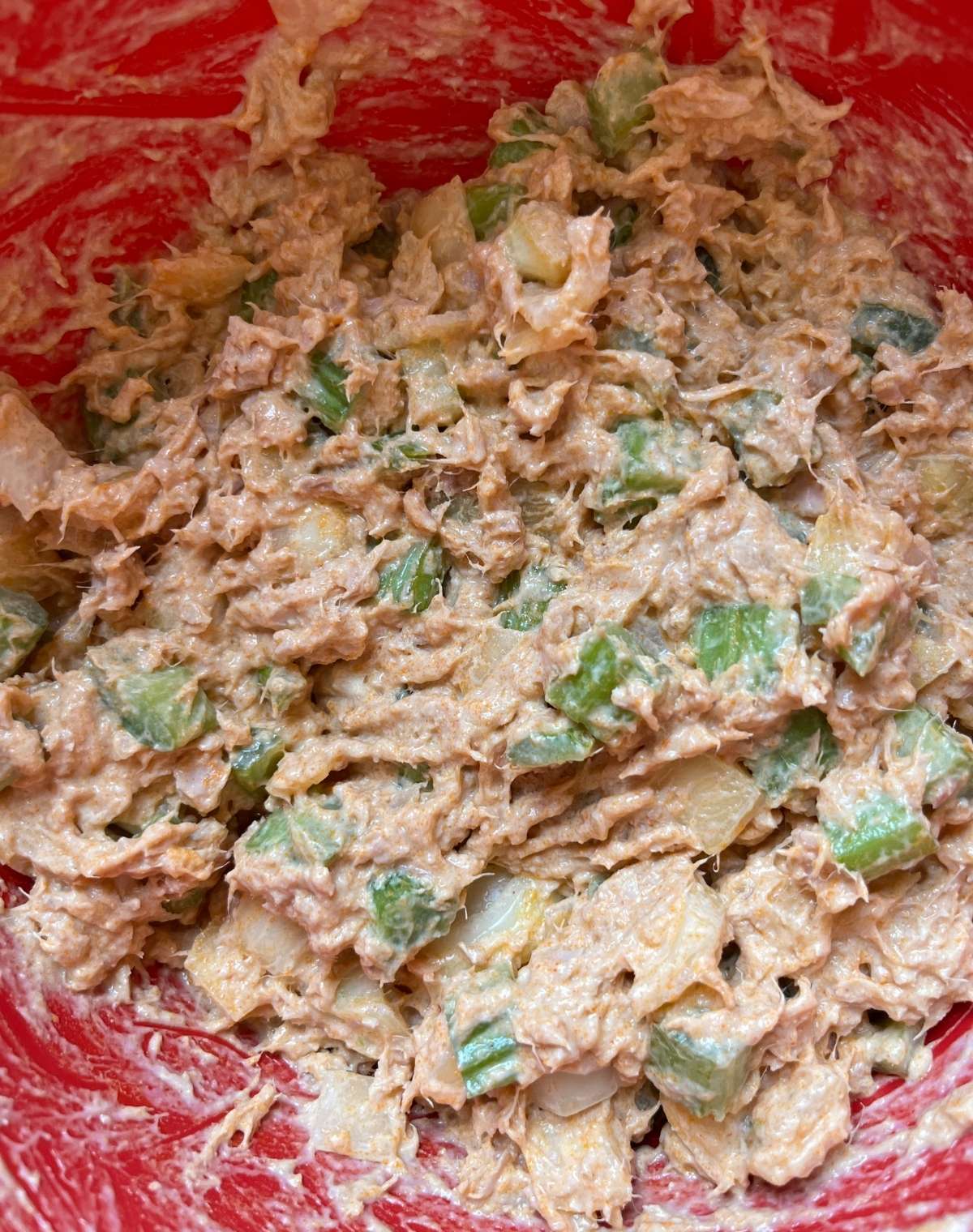 Buffalo Tuna Salad in bowl