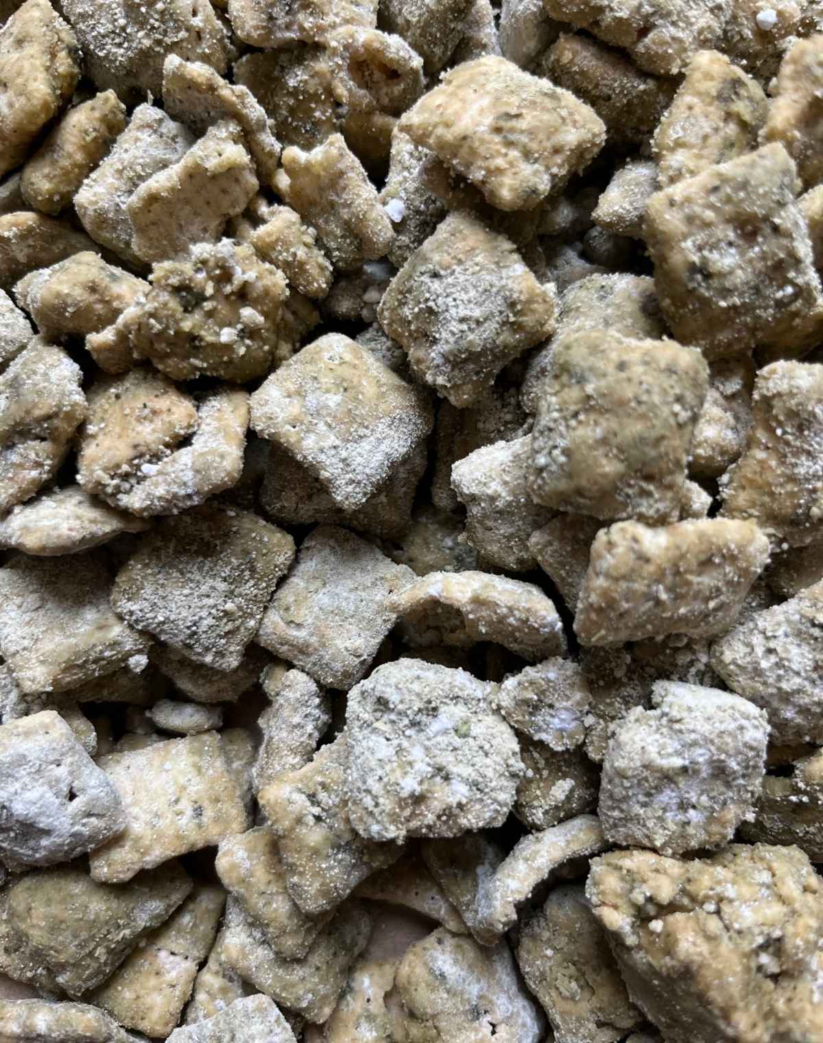 Puppy Chow up close