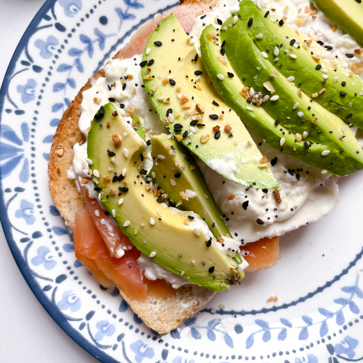 Burrata Avocado Toast with Smoked Salmon