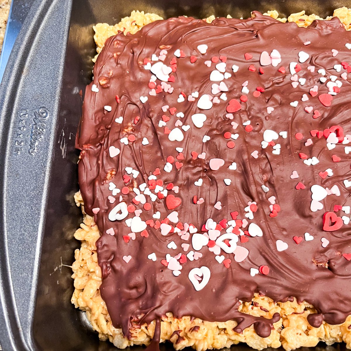 Chocolate Peanut Butter Rice Crispy Treats