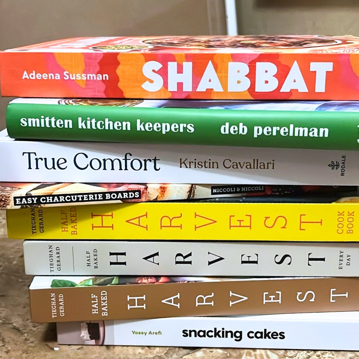 Stack of Cookbooks